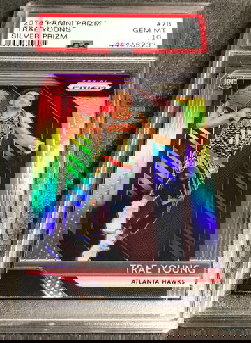 Trae Young Silver Prizm