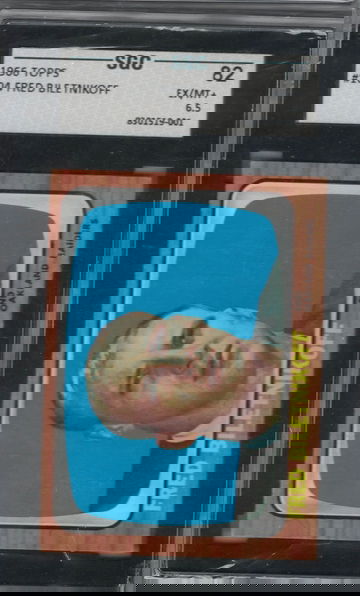 1966 Topps Football #104 Fred Biletnikoff SGC 82 Ex Mt plus