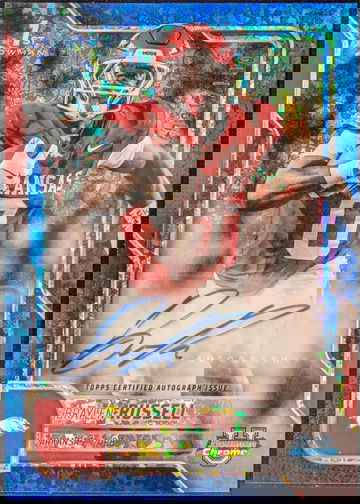 2025 Bowman Chrome U Autograph Blue Mini-Diamond #BCA-BR Braylen Russell /150