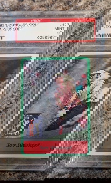 1982 Donruss Tom Weiskoof PSA 9 Golf