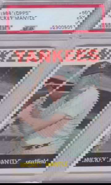 1964 Topps Mickey Mantle #50 PSA 5