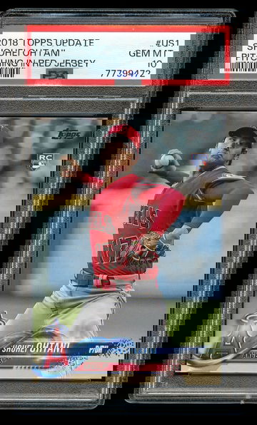 2018 Topps Update Shohei Ohtani #US1 PSA 10 GEM MT 