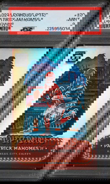2024 Donruss Optic Uptowns Patrick Mahomes II #20 PSA 9