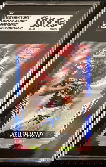 2021 Panini Score Artist’s Proof Kellen Mond Auto /35 SGC 9.5 Mint