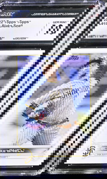 2022 TOPPS BLAKE SNELL #414 CGC 10