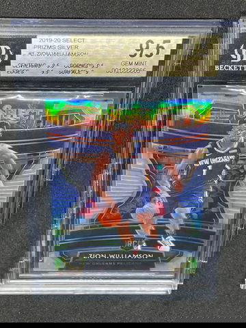 2019 Zion Williamson Select Silver Prizm BGS Rc
