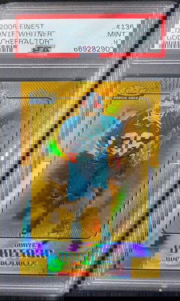 2006 Finest Gold Refractor / 50 Donte Whitner