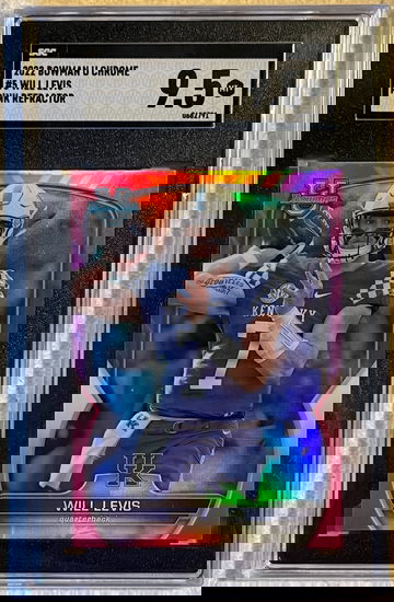 2022 Bowman U Chrome Will Levis Pink Refractor RC SGC 9.5