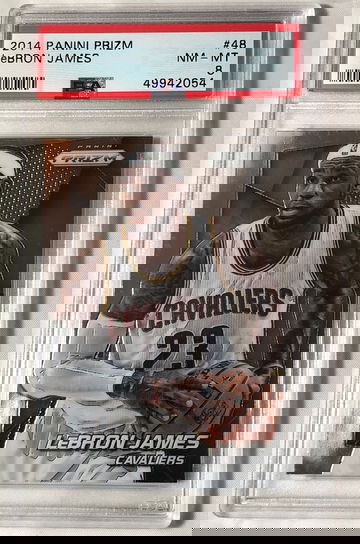 2014 PANINI PRIZIM #48 LeBRON JAMES MT-8