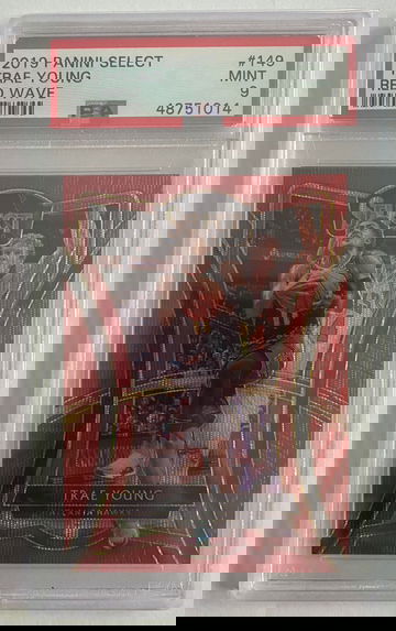 2019 Panini Select Trae Young Red Wave #149 PSA 9