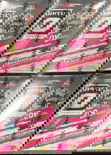 (4) 2019-20 Optic Basketball Blaster Boxes