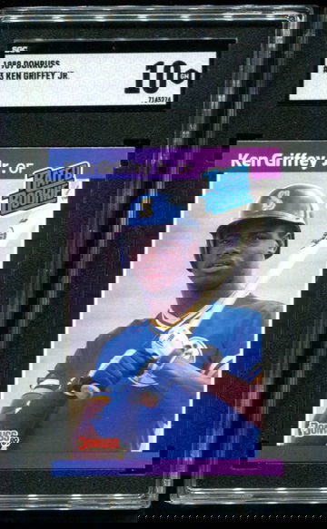1989 Donruss Ken Griffey Jr. Rated RC #33 SGC 10 GEM MINT 