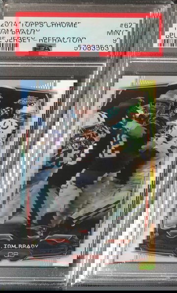 2014 Topps Chrome Tom Brady Refractor PSA 9 Mint