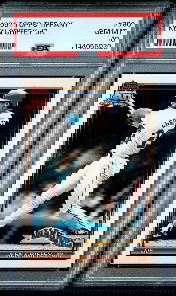 1991 Topps Tiffany Ken Griffey Jr #790 PSA 10 | Seattle Mariners