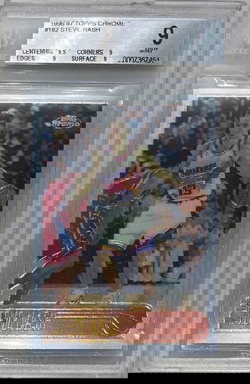 Steve Nash 2006-07 topps chrome rc rookie bgs 9