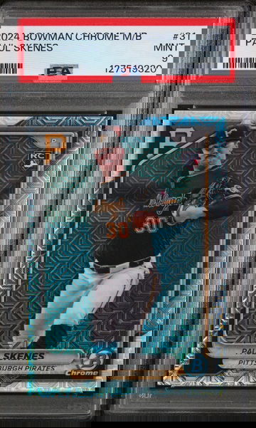 2024 Bowman Chrome Mega Box Paul Skenes #31 PSA 9