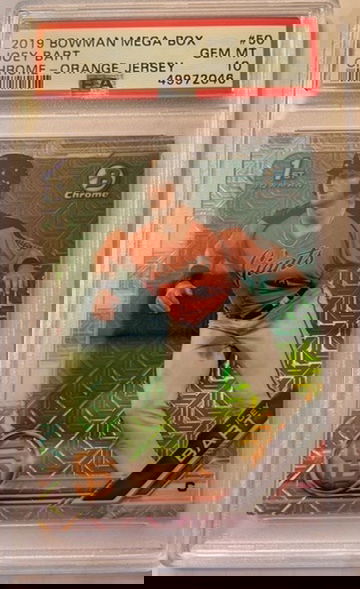 2019 Bowman Chrome Mega Box Joey Bart PSA 10 Gem Mint