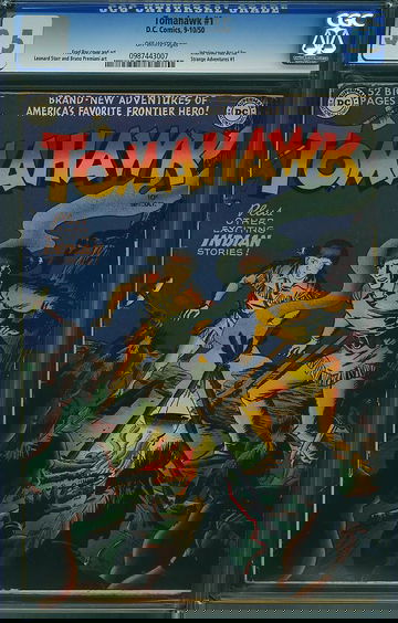 TOMAHAWK #1, CGC 3.5 VG-