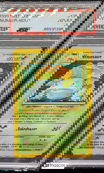 1999 Pokemon Venusaur Holo #15 PSA 4