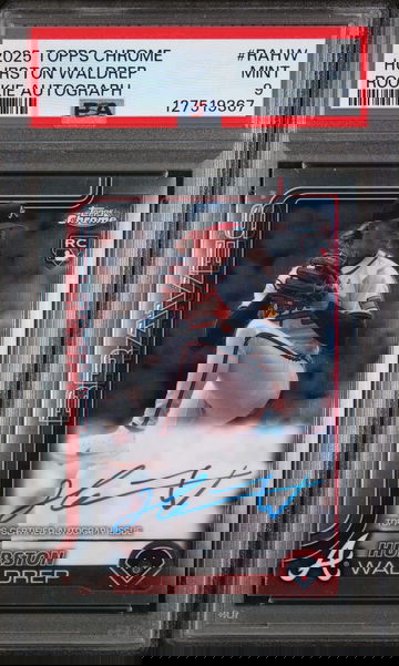 2025 Topps Chrome Hurston Waldrep #RA-HW PSA 9