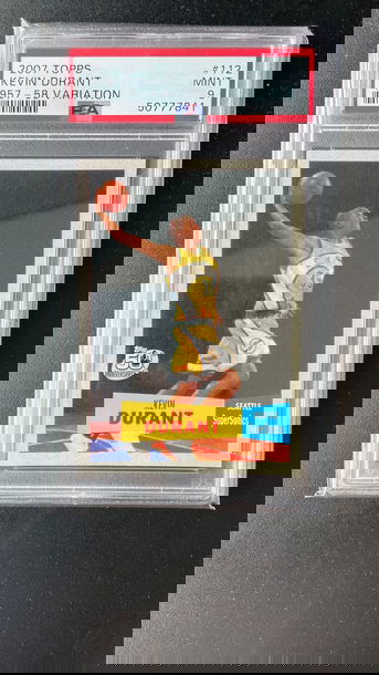 2007 Topps Variation Kevin Durant PSA 9