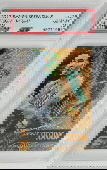 JAYSON TATUM 2017 Panini Essentials Spiral Rookie RC #129 - PSA 10 GEM MINT