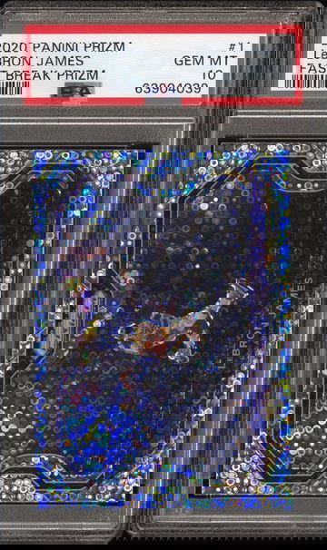 2020 Lebron James Fast Break Prizm Gem Mint 10