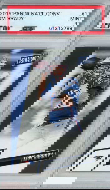 2019 PANINI NATIONAL CONVENTION TOM BRADY #1 NEW ENGLAND PATRIOTS PSA 9 MINT