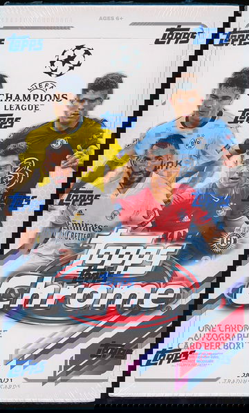 2020-21 Topps Chrome UEFA Champions League Soccer HOBBY Box