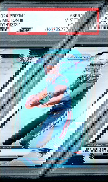 Joe Milton III 2024 Panini Prizm Silver #354 PSA 9