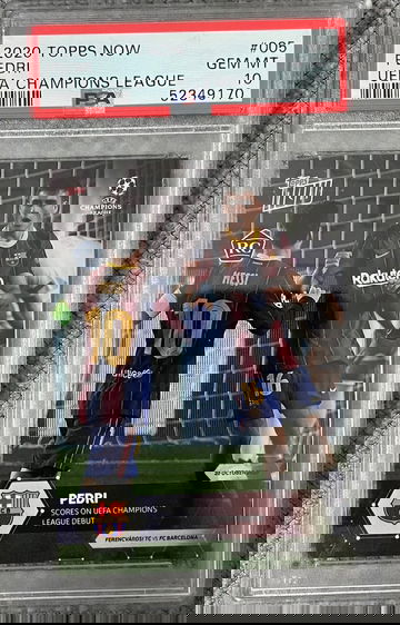 2020 Topps Now Pedri PSA 10 Gem Mint