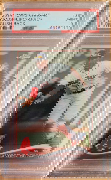 2014 Topps Chrome Xander Bogaerts PSA 9