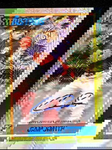 2025 Topps Chrome Update  Cam Smith  Rookie Auto  35th Anniversary  /199  Mojo  Astros