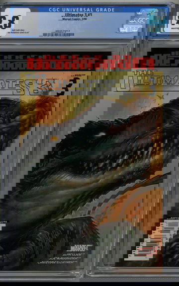 Ultimates 3 #3 CGC 9.8 Wolverine vs. Tyrannosaurus Rex 