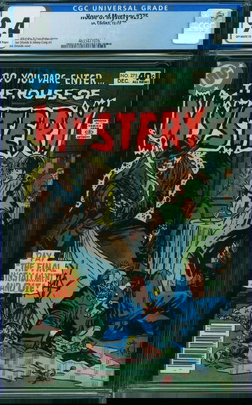 HOUSE OF MYSTERY #275, CGC 9.4 NM