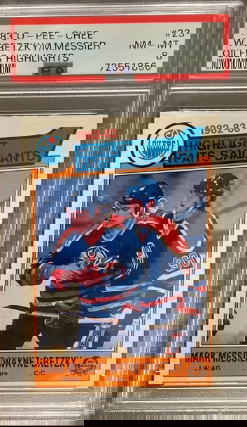 1983 O-Pee-Chee Gretzky/Messier #23 PSA 8