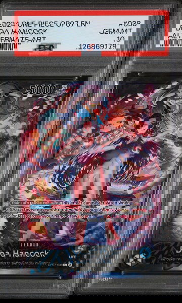 2024 One Piece 500 Years In the Future Alternate Art Boa Hancock #OP07038 PSA 10