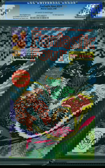 FANTASTIC FOUR #318, CGC 9.8 NM/MT