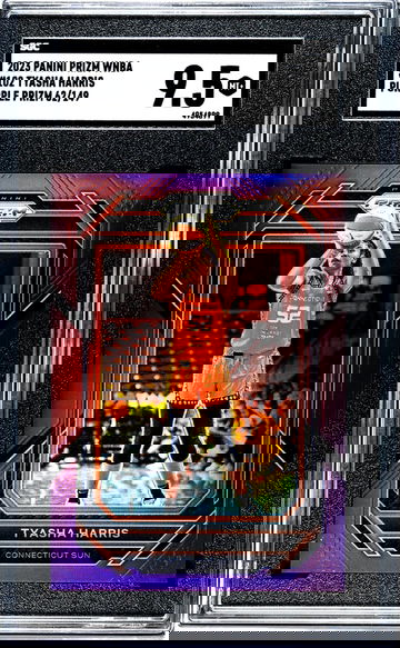 2023 Panini Prizm Purple Prizm Tyasha Harris #102 /149 SGC 9.5