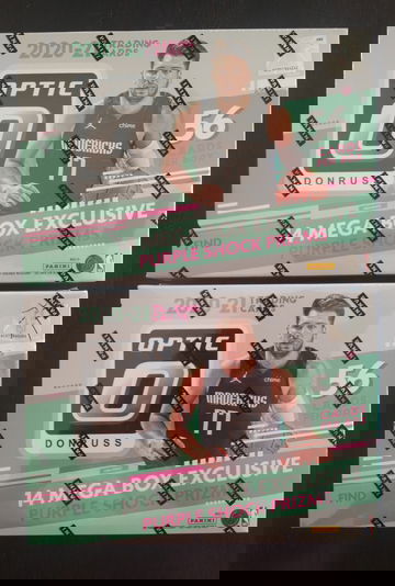(Lot of 2) 2020-21 Donruss Optic NBA Mega Boxes