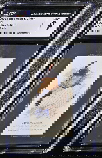 2006 TOPPS DEREK JETER ALLEN & GINTER MINI #23 CGC 9 BS.A2.28