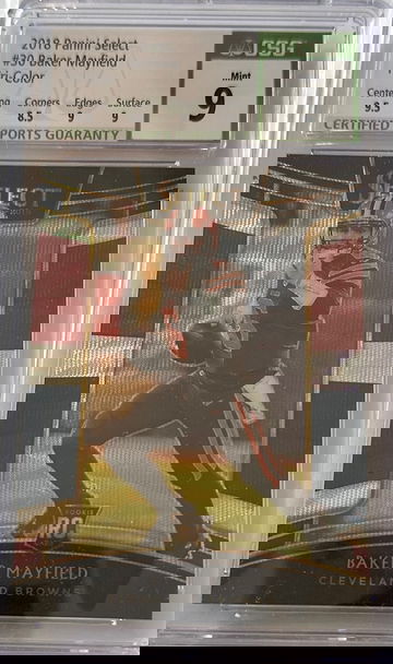 2018 Select Baker Mayfield Tricolor #30 CSG 9