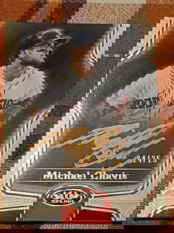 2020 Topps Tier One Michael Chavis Bronze Auto  # 24/ 25