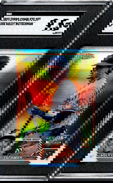 2023 Topps Chrome Complete Set Adley Rutschman #250 RC SP SGC 9.5