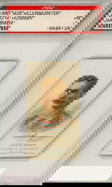 1888 N28 ALLEN GINTER GEO H HOSMER OARSMEN PSA 1 PR