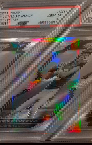 2021 Panini Prizm Trevor Lawrence Silver PSA 10