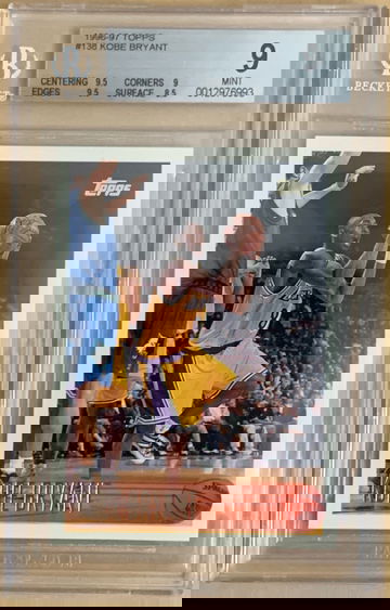 1996-97 Topps Kobe Bryant BGS 9