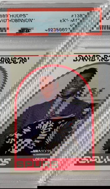 1989 Hoops David Robinson PSA 6 EX-MT #138