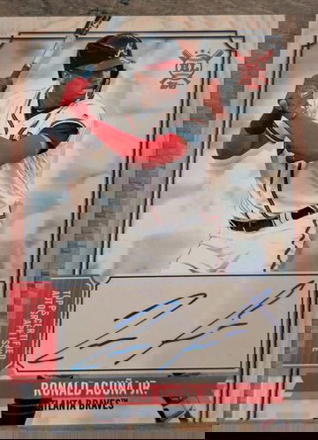 2019 Topps Big League Ronald Acuña Jr. Auto #BLA-RA Braves