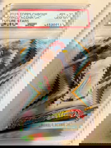 2019 Topps Chrome Future Stars Ronald Acuna Jr. PSA 10 GEM MINT